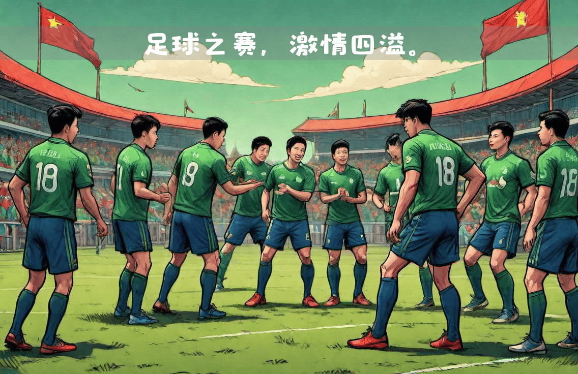 体育赛事中球员们的激情表现